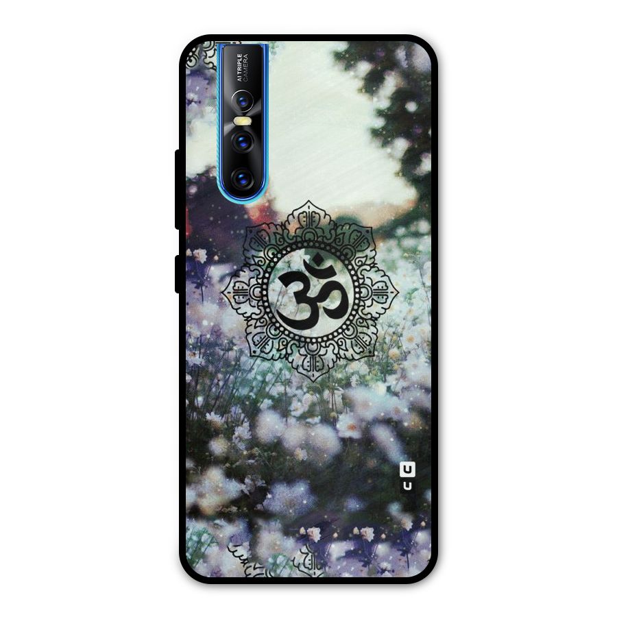 Floral Pray Metal Back Case for Vivo V15 Pro