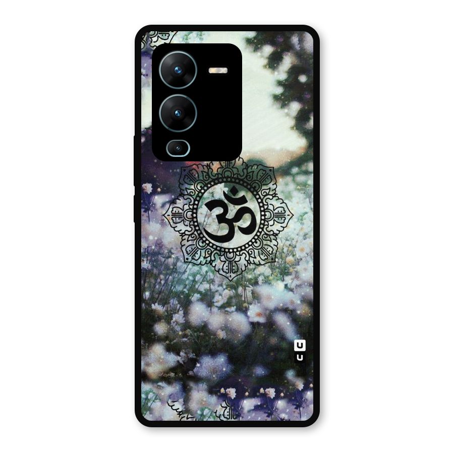 Floral Pray Metal Back Case for Vivo V25 Pro