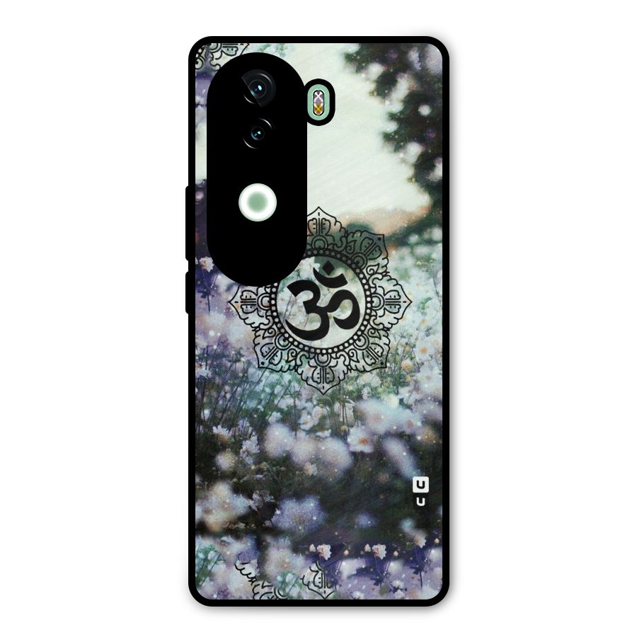 Floral Pray Metal Back Case for Vivo V40e