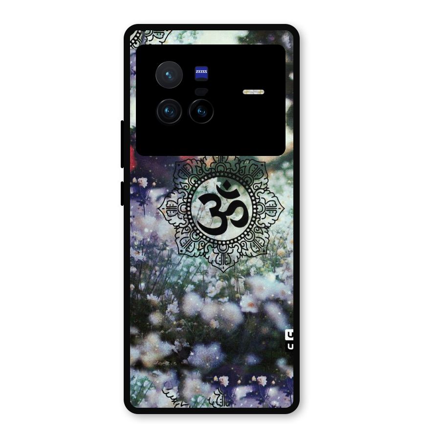 Floral Pray Metal Back Case for Vivo X80