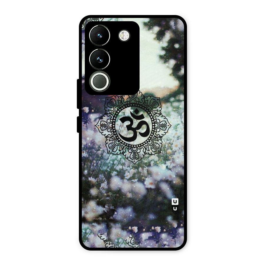 Floral Pray Metal Back Case for Vivo Y200