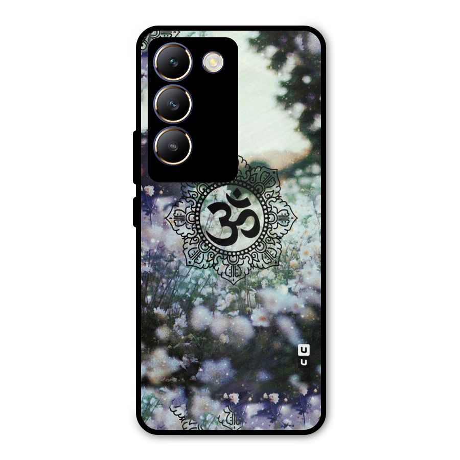 Floral Pray Metal Back Case for Vivo Y200e