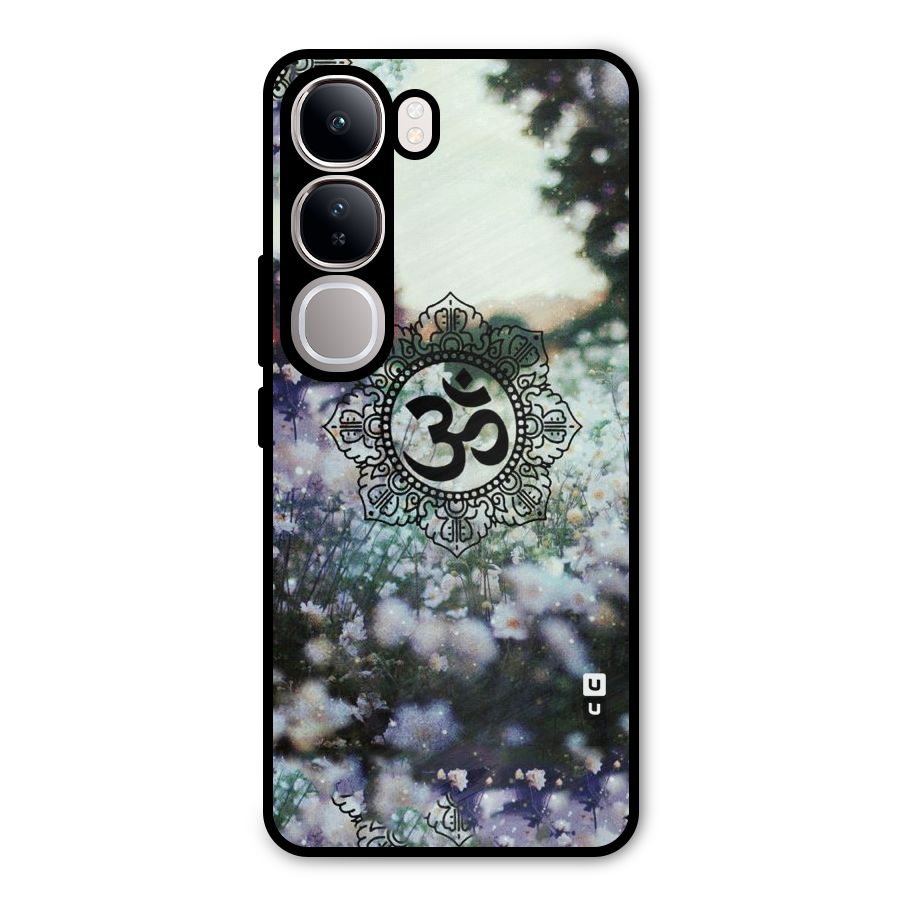 Floral Pray Metal Back Case for Vivo Y300