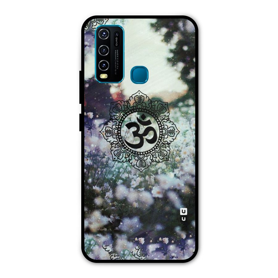Floral Pray Metal Back Case for Vivo Y50