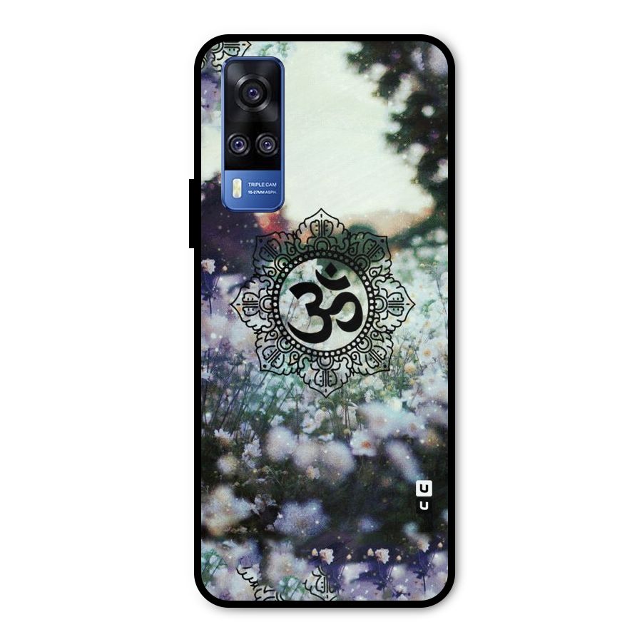 Floral Pray Metal Back Case for Vivo Y51A