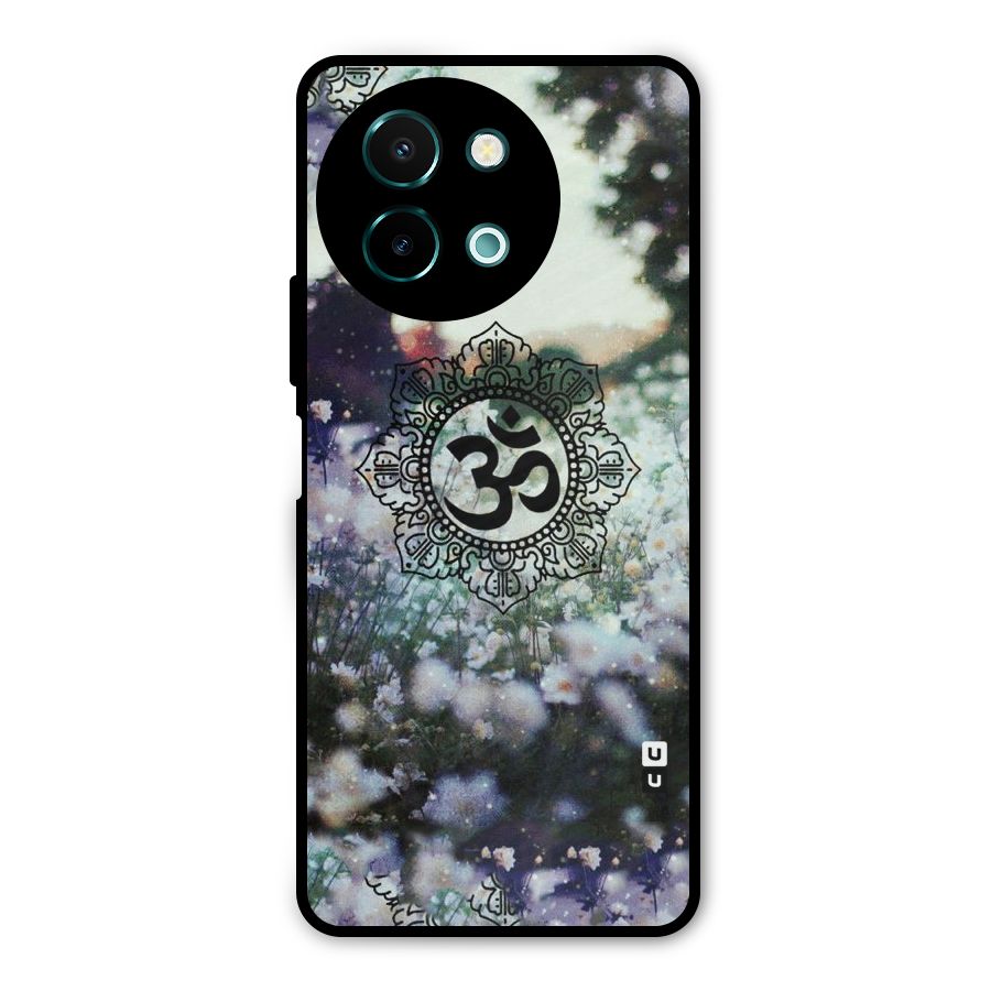 Floral Pray Metal Back Case for Vivo Y58