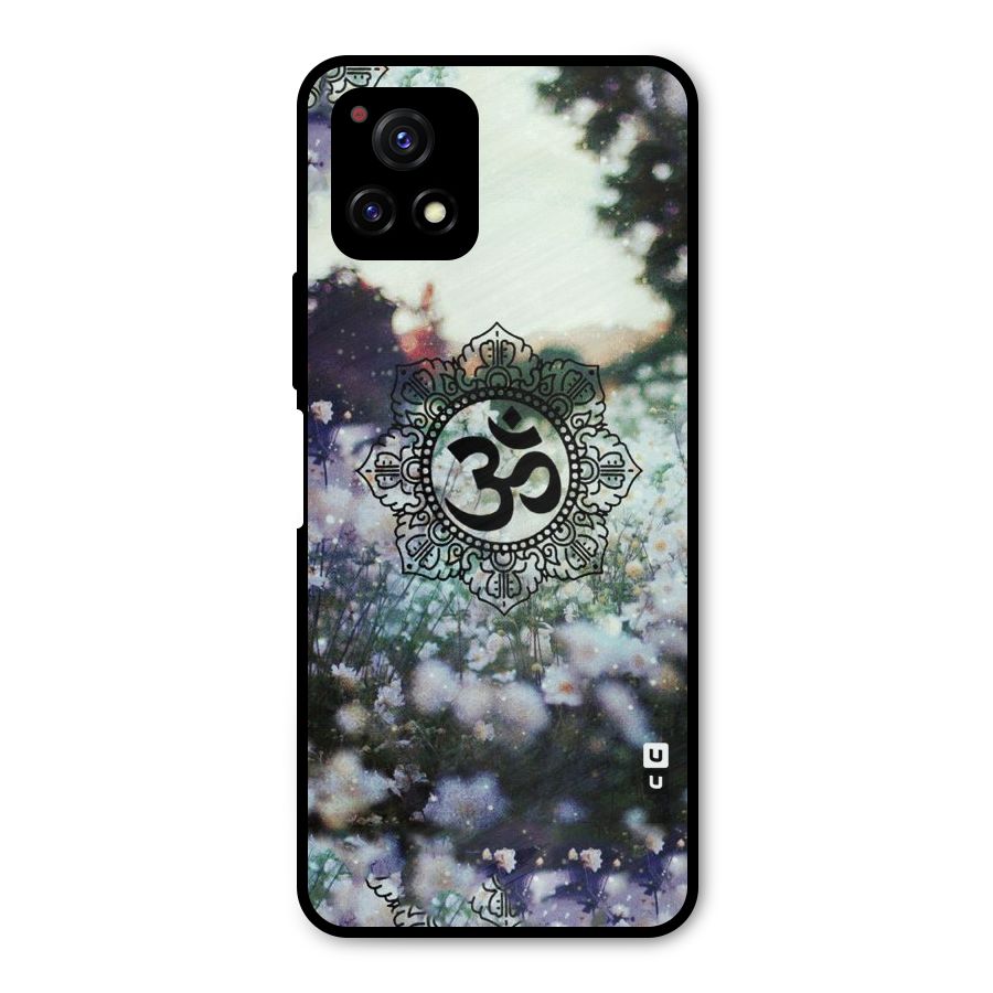 Floral Pray Metal Back Case for Vivo Y72 5G