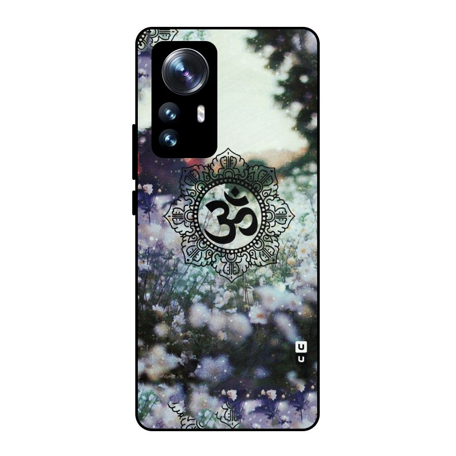 Floral Pray Metal Back Case for Xiaomi 12 Pro