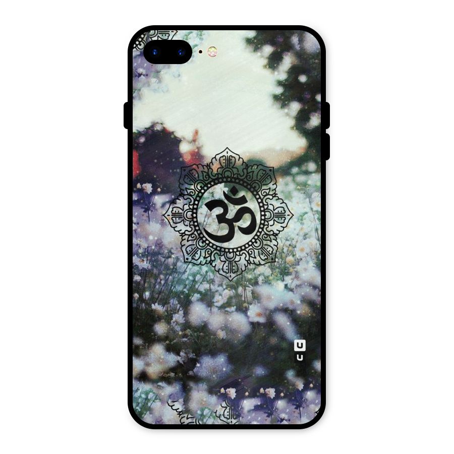 Floral Pray Metal Back Case for iPhone 8 Plus