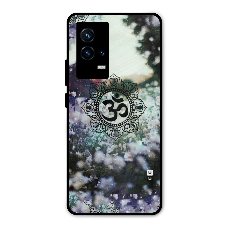 Floral Pray Metal Back Case for iQOO 9 5G