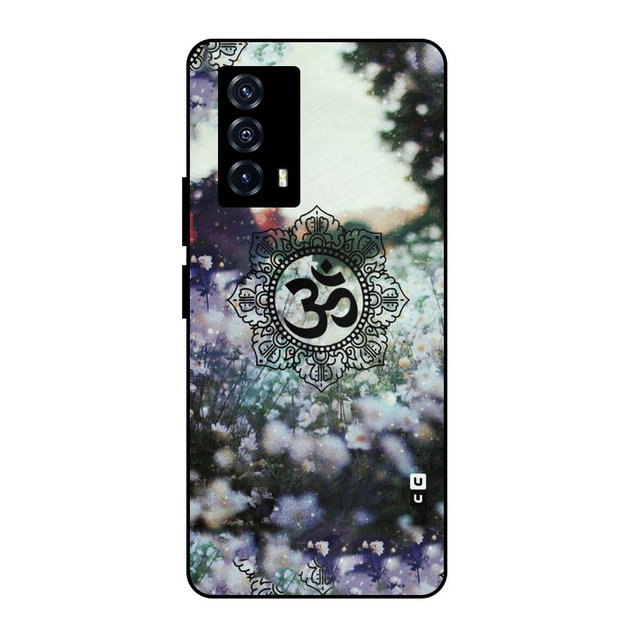 Floral Pray Metal Back Case for iQOO Z5