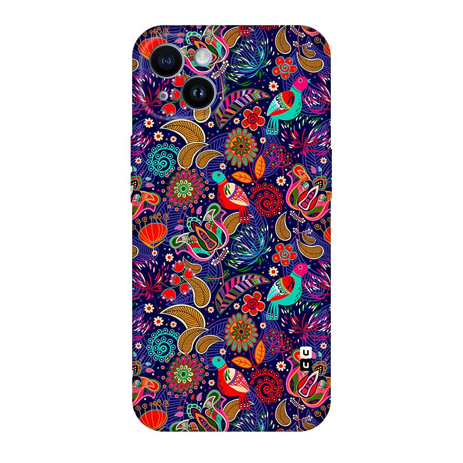 Floral Seamless Pattern Spring Flowers Original Polycarbonate Back Case for iPhone 14