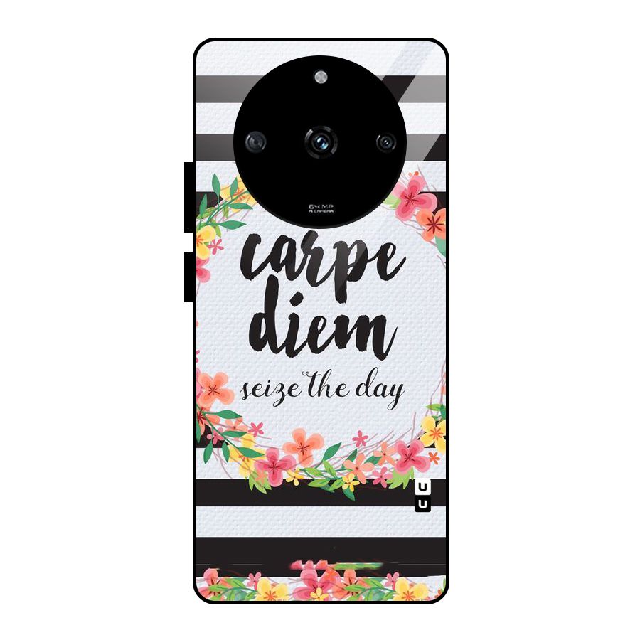 Floral Seize The Day Glass Back Case for Realme Narzo 60 5G