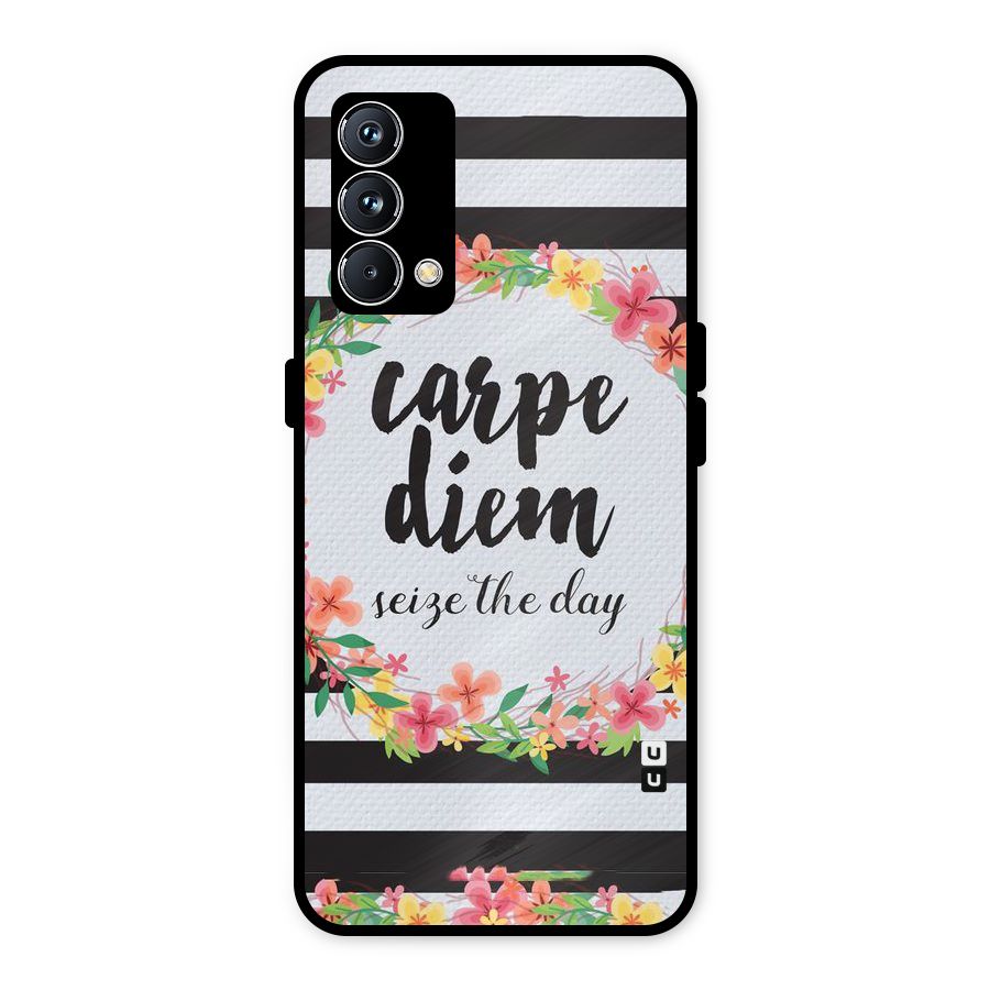 Floral Seize The Day Metal Back Case for Realme GT Master Edition