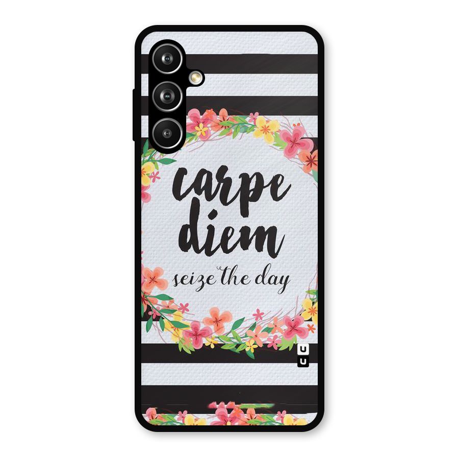 Floral Seize The Day Metal Back Case for Samsung Galaxy M54