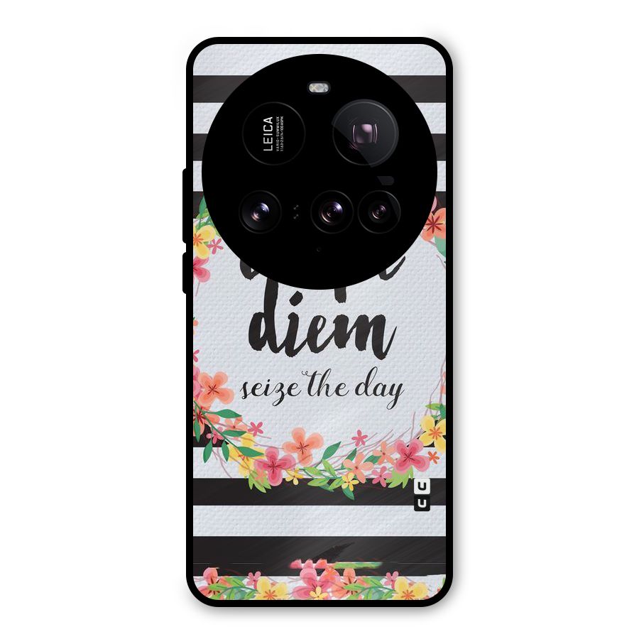 Floral Seize The Day Metal Back Case for Xiaomi 15 Ultra