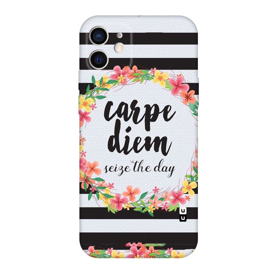 Floral Seize The Day Original Polycarbonate Back Case for iPhone 12