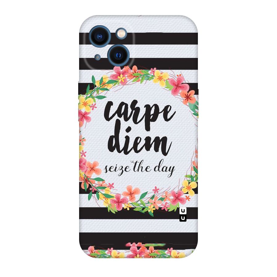 Floral Seize The Day Original Polycarbonate Back Case for iPhone 13