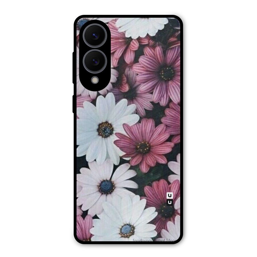Floral Shades Pink Metal Back Case for Galaxy S25 Edge