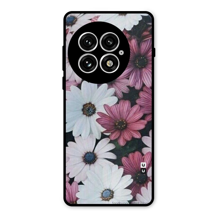 Floral Shades Pink Metal Back Case for OnePlus 13