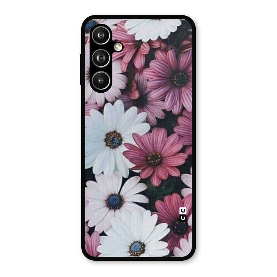 Floral Shades Pink Metal Back Case for Samsung Galaxy M54
