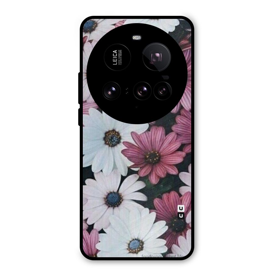 Floral Shades Pink Metal Back Case for Xiaomi 15 Ultra