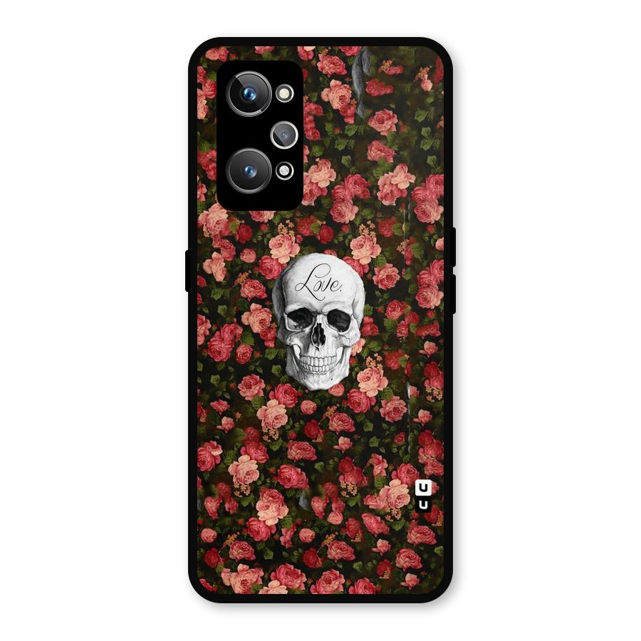 Floral Skull Love Metal Back Case for Realme GT Neo 3T