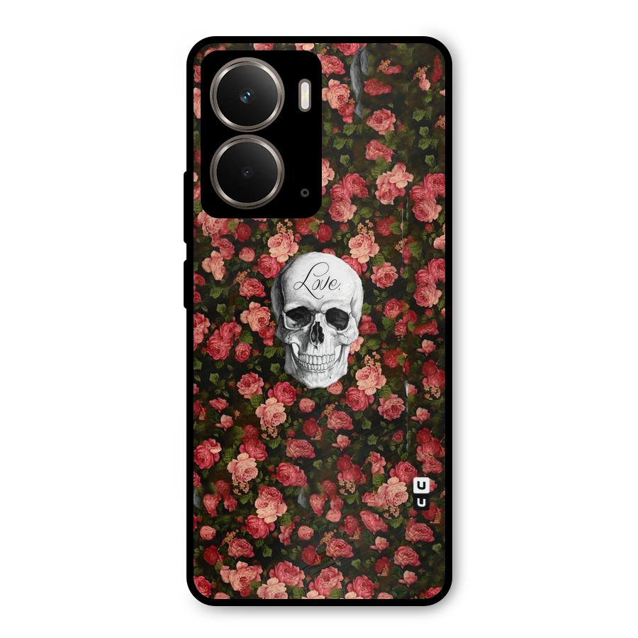 Floral Skull Love Metal Back Case for Realme P3
