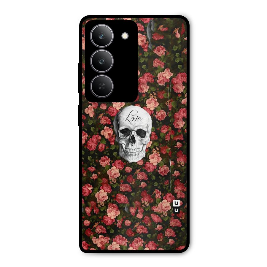 Floral Skull Love Metal Back Case for Realme P3x
