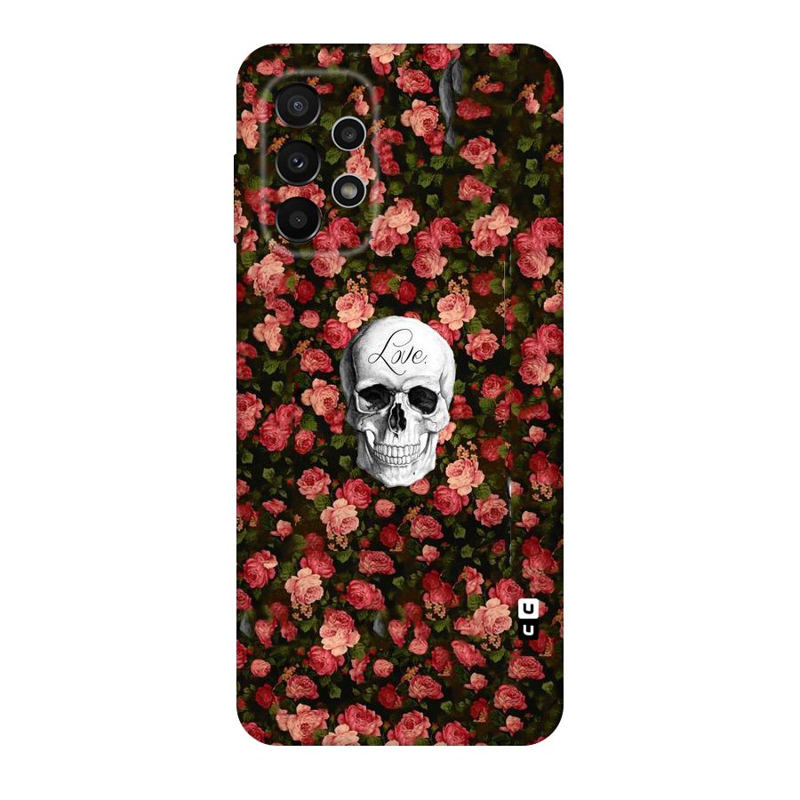 Floral Skull Love Original Polycarbonate Back Case for Galaxy A23