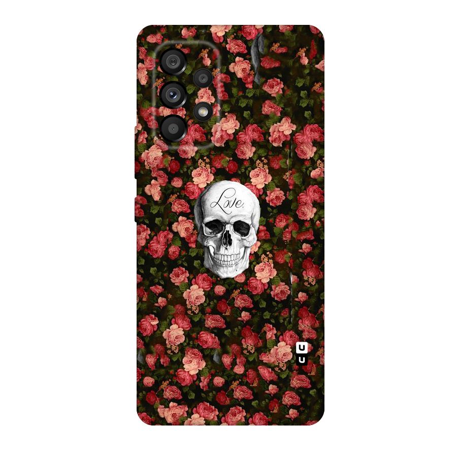Floral Skull Love Original Polycarbonate Back Case for Galaxy A53 5G