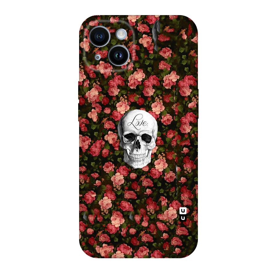 Floral Skull Love Original Polycarbonate Back Case for iPhone 14