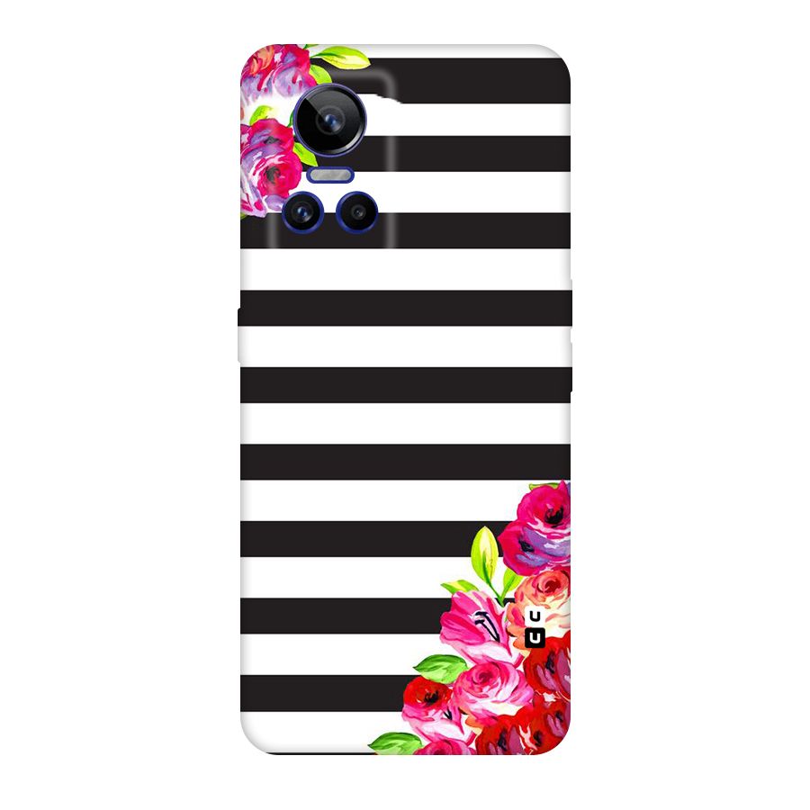 Floral Stripes Original Polycarbonate Back Case for Realme GT Neo 3