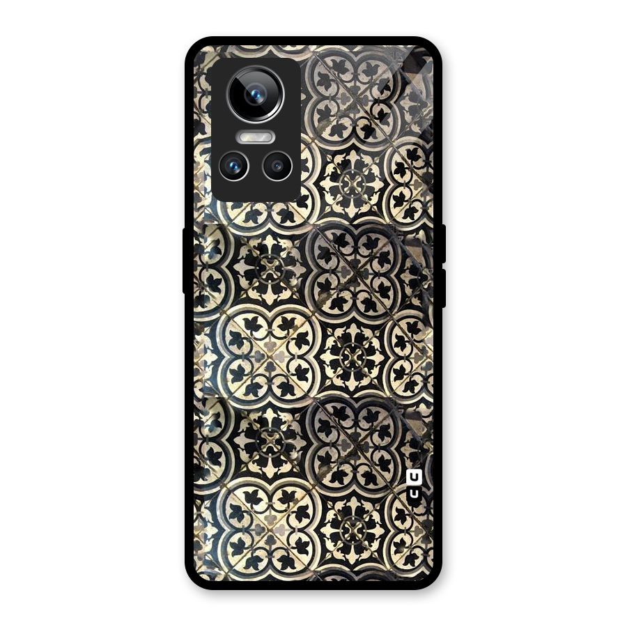 Floral Tile Glass Back Case for Realme GT Neo 3