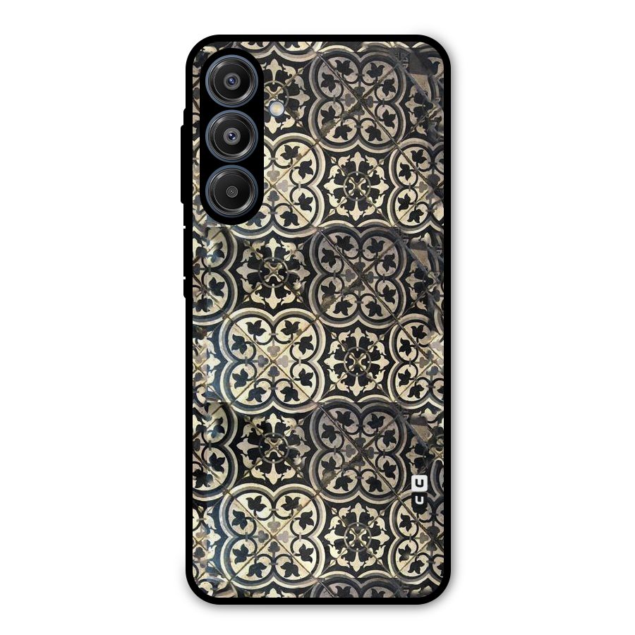 Floral Tile Metal Back Case for Galaxy A16 5G
