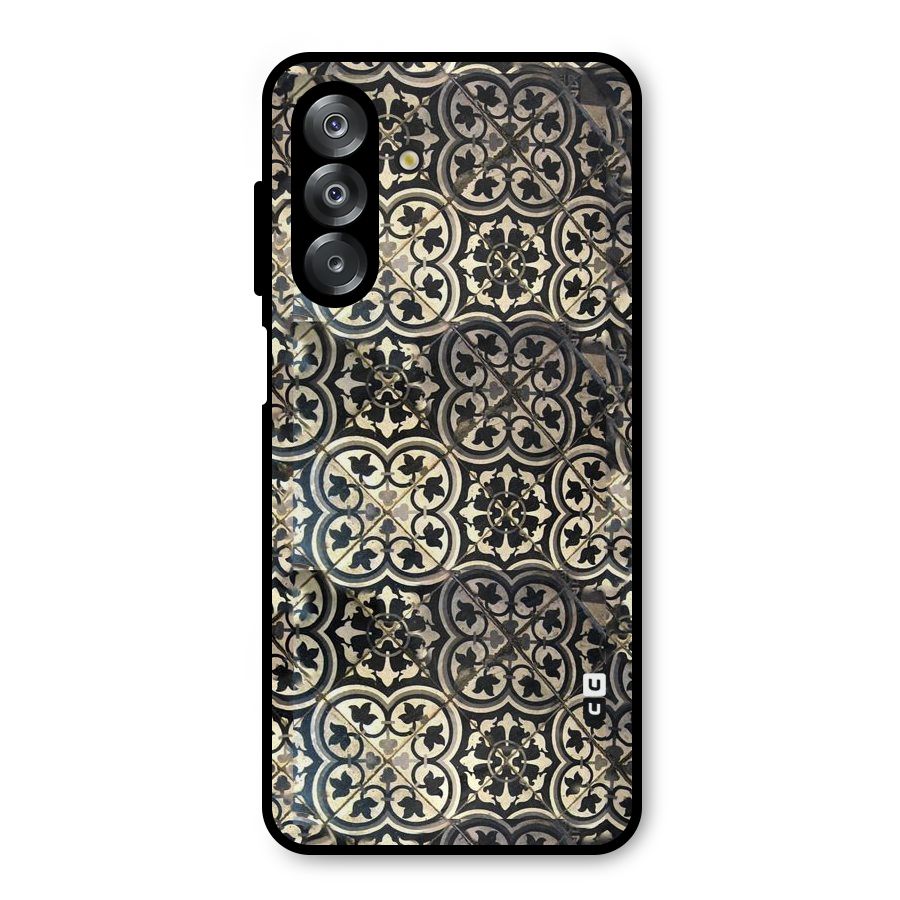 Floral Tile Metal Back Case for Galaxy A26
