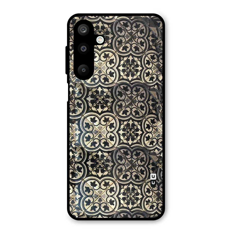Floral Tile Metal Back Case for Galaxy M16