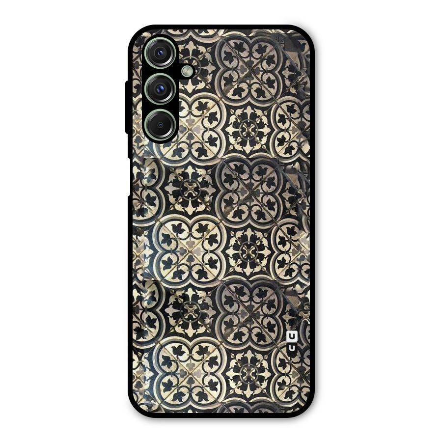 Floral Tile Metal Back Case for Galaxy M34