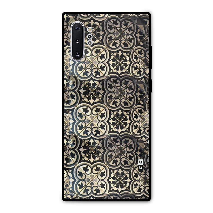 Floral Tile Metal Back Case for Galaxy Note 10 Plus