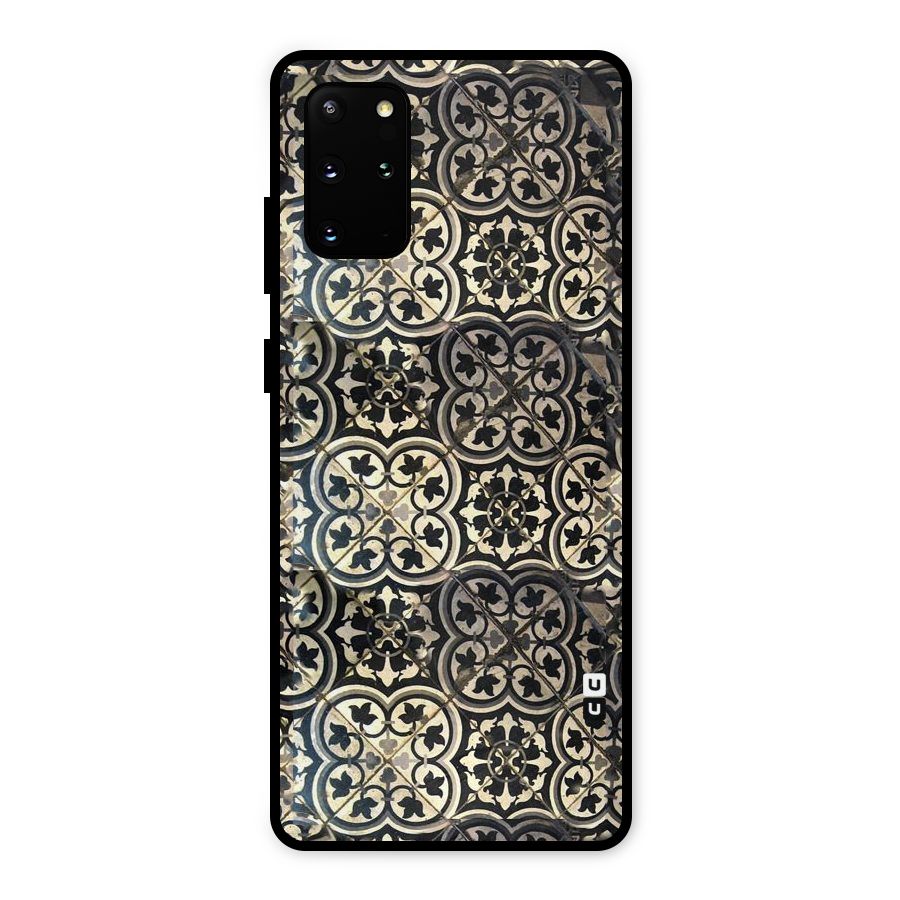 Floral Tile Metal Back Case for Galaxy S20 Plus