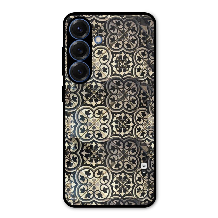 Floral Tile Metal Back Case for Galaxy S25