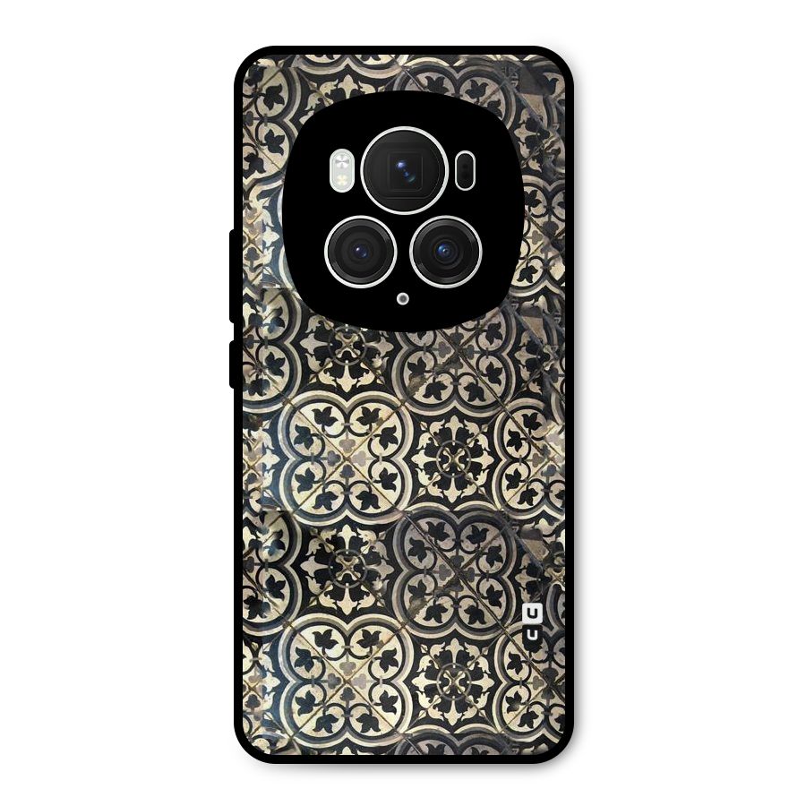 Floral Tile Metal Back Case for Honor Magic6 Pro