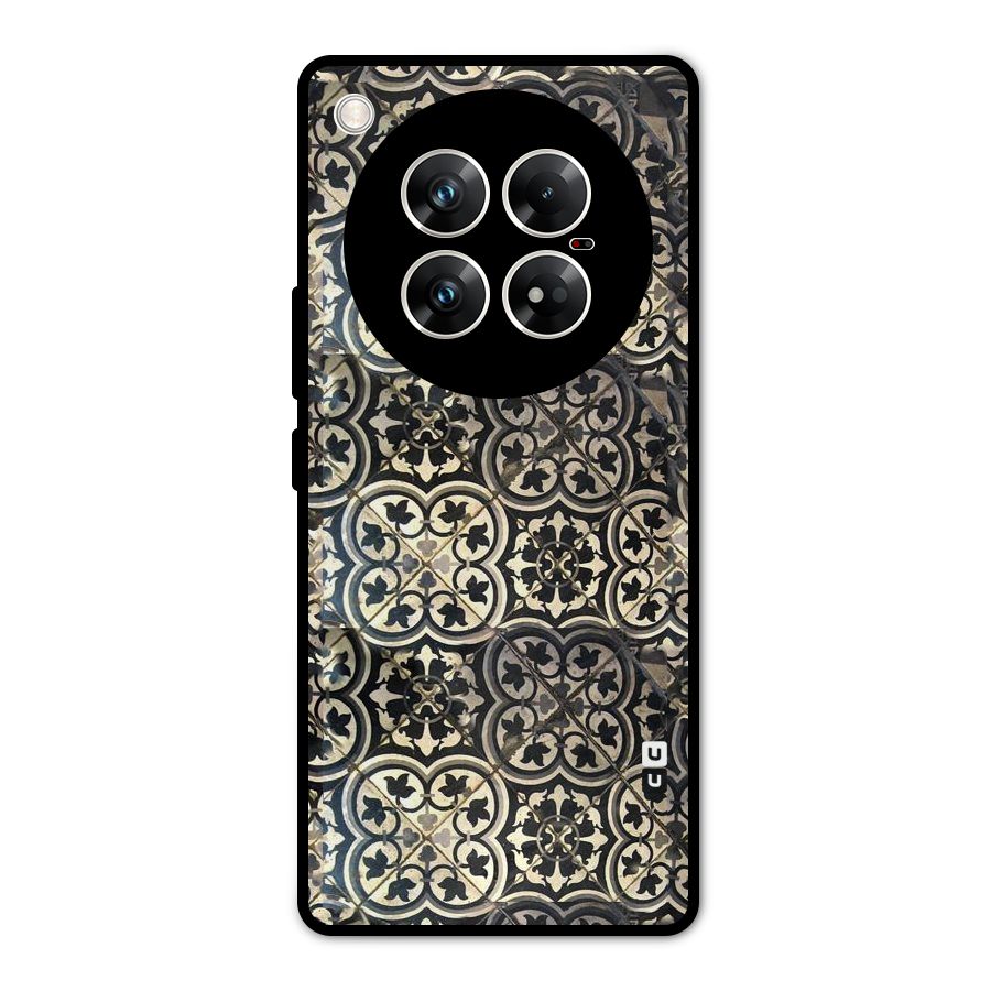 Floral Tile Metal Back Case for Infinix Zero 40 5G