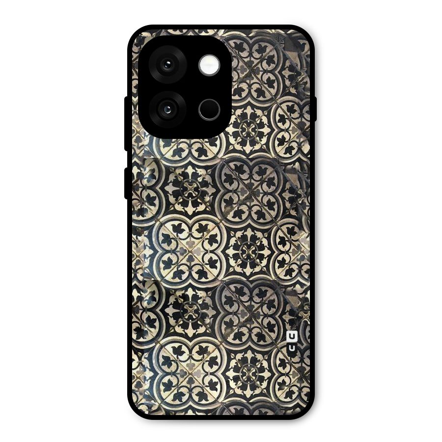 Floral Tile Metal Back Case for OnePlus 13s