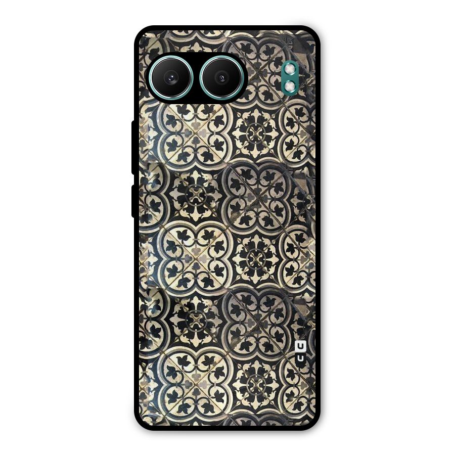 Floral Tile Metal Back Case for OnePlus Nord 4