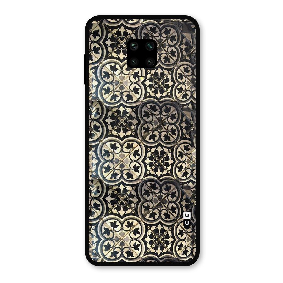Floral Tile Metal Back Case for Poco M2 Pro