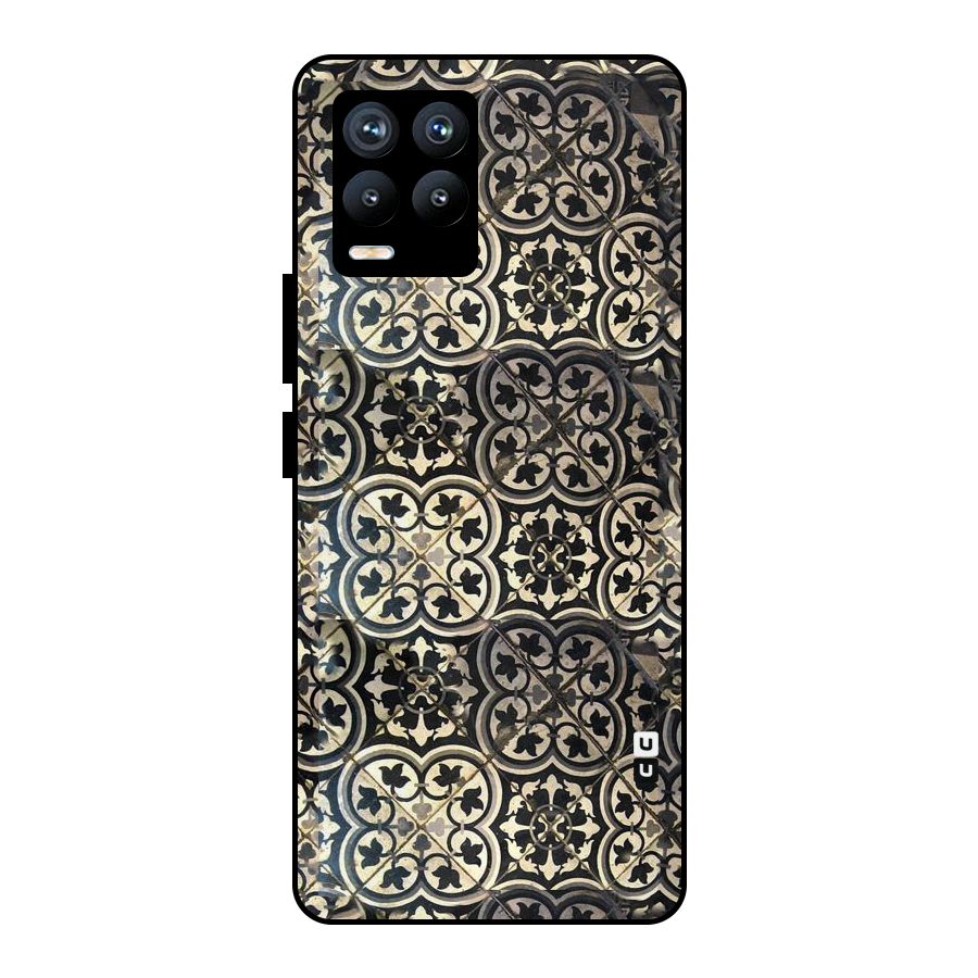 Floral Tile Metal Back Case for Realme 8 Pro