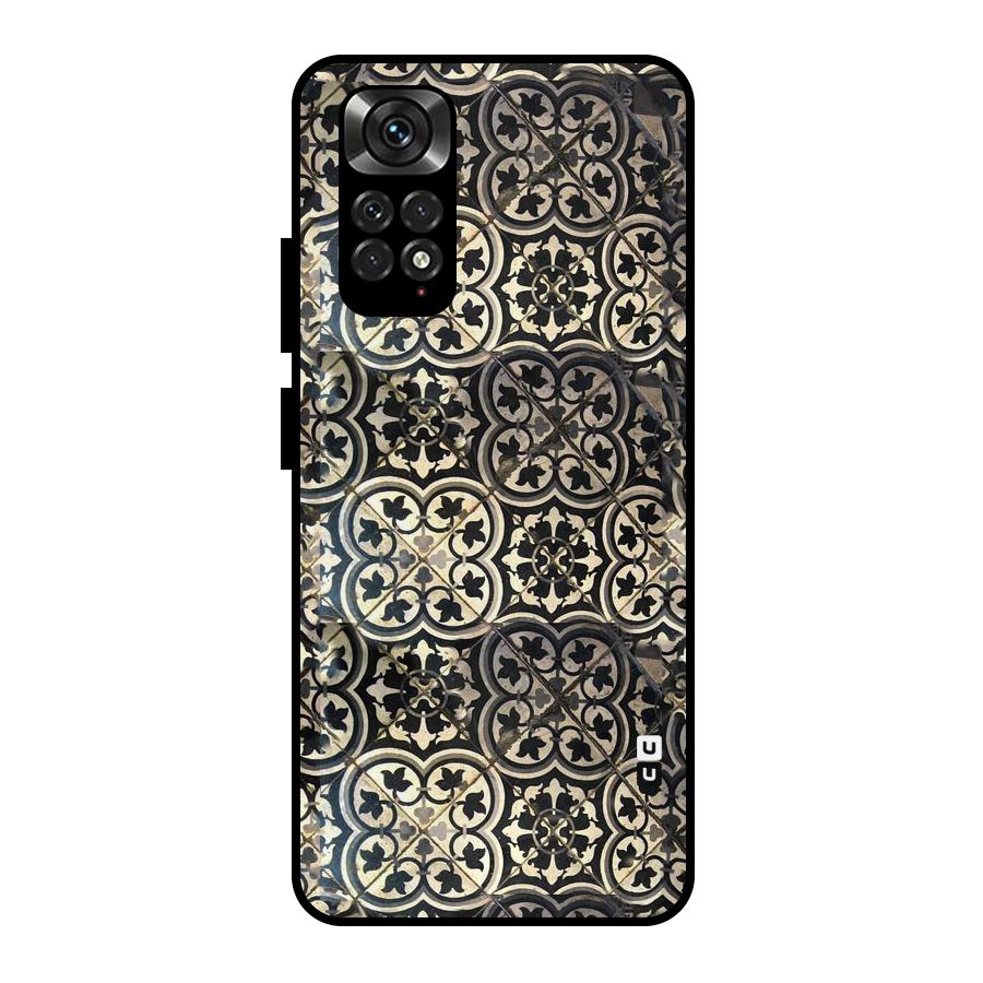 Floral Tile Metal Back Case for Redmi Note 11 Pro Plus 5G