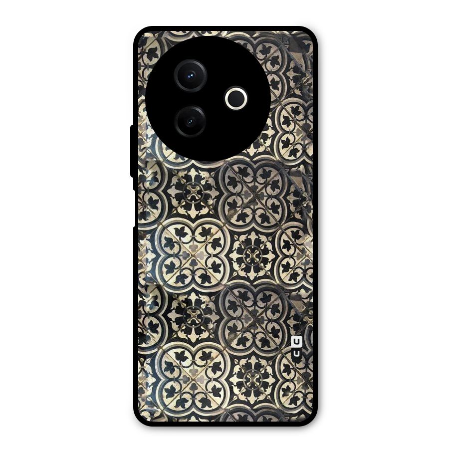 Floral Tile Metal Back Case for Vivo Y39