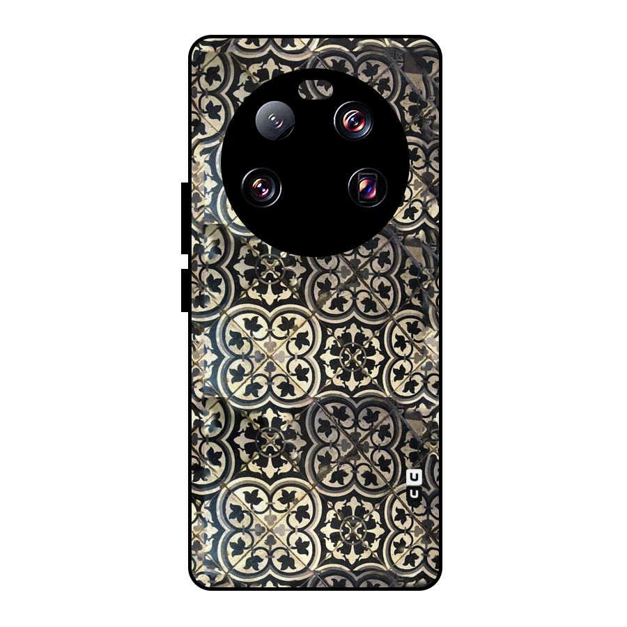 Floral Tile Metal Back Case for Xiaomi 13 Ultra